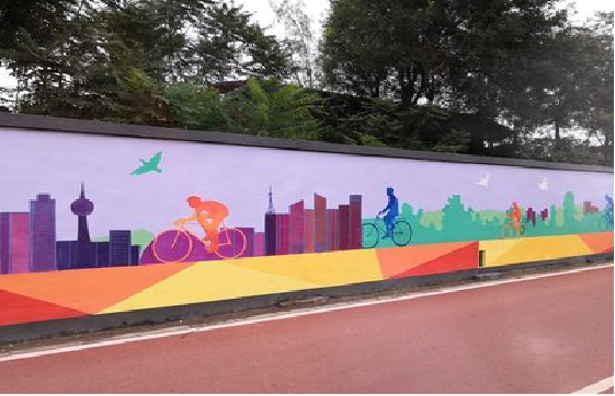 漳平墙体彩绘-围墙