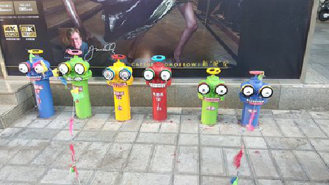 漳平商业区彩绘