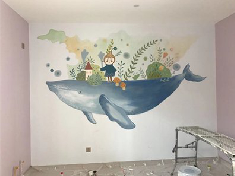 漳平手绘墙的特点及优势。